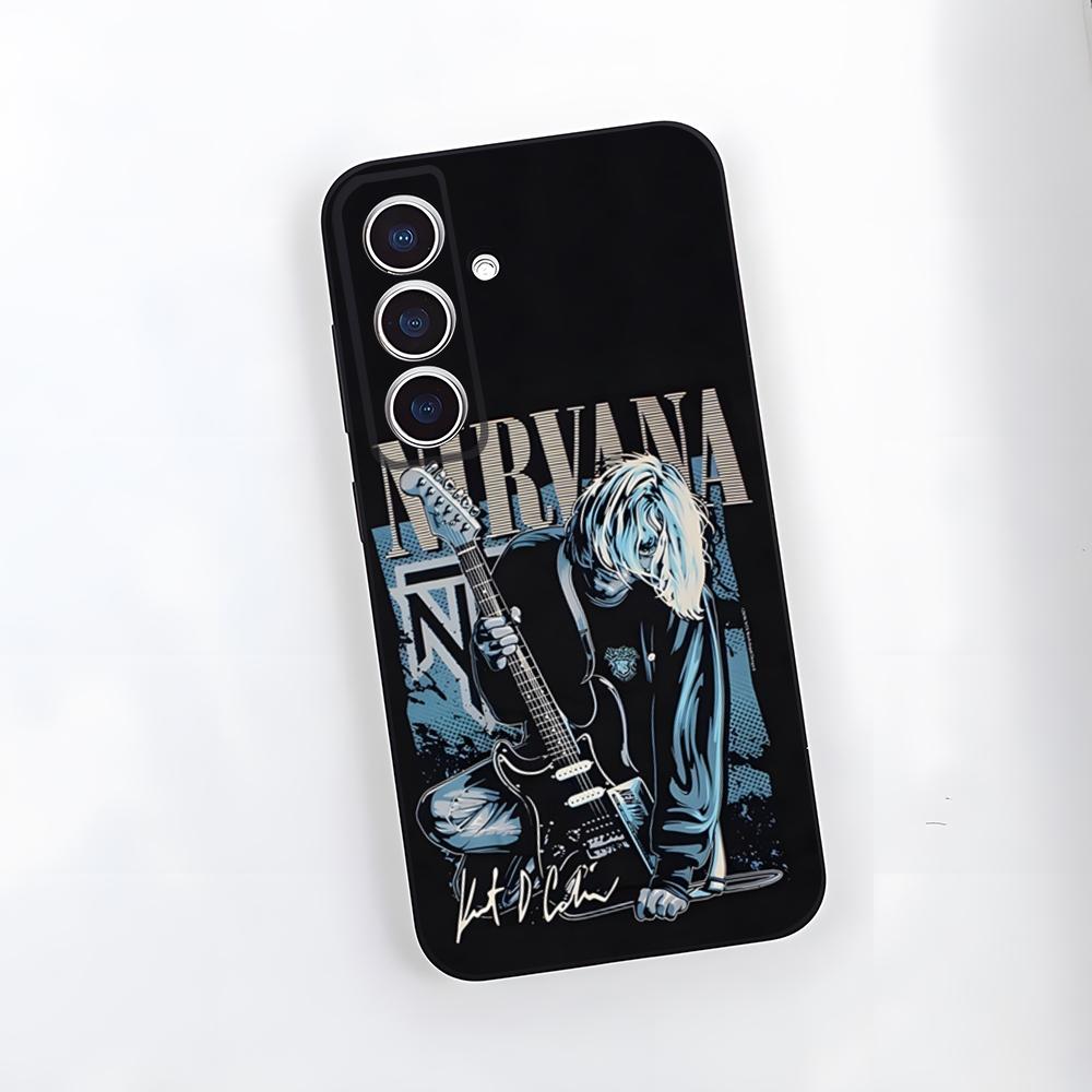 Band Hot N-Nirvana Phone Case For Samsung A25 A13 A33 5G A54 A36 A35 A56 A52 A14 Shockproof Soft Cover