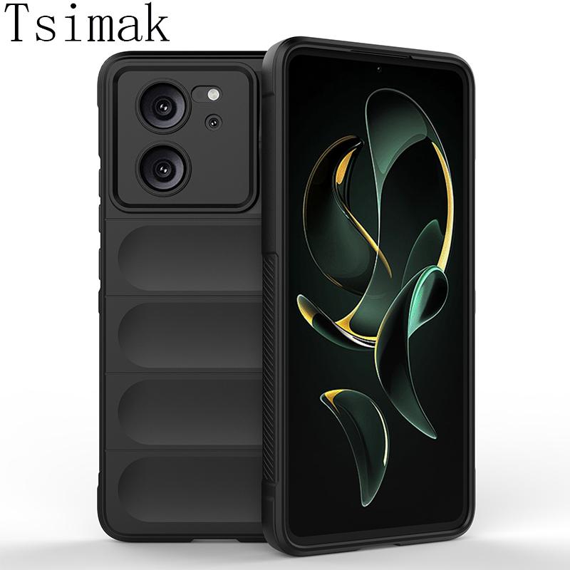 Silicone Case For Xiaomi 13T Pro Mi 13 Ultra Mi13 Lite 13 T Shockproof Anti-fall Back Cover for Xiaomi 12T Pro 13TPro Phone Case