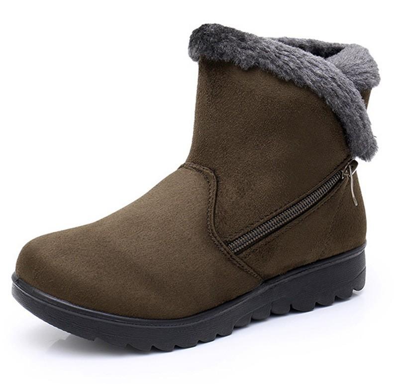 Women's Warm Boots Middle Aged Elderly Thickened Snow Boot
