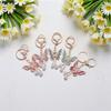 Butterfly Rhinestone Tassel Keychain: Elegant Pendant Gift for Women