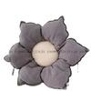Floral Nordic Contemporary Pillow With Cotton Linen Cover For Modern Home Decor