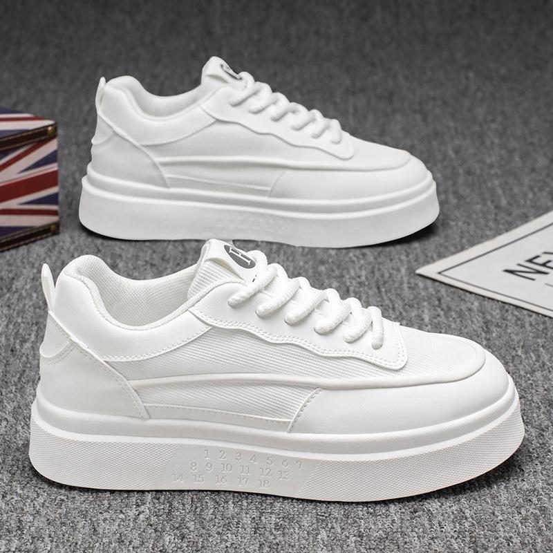 Men's Shoes Spring New Breathable White Shoes Sports Casual Shoes Men's Trendy Brand Niche Non-slip Wear-resistant Shoes