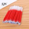 Smooth Writing Gel Ink 50PCS 0.5mm Pen Refills, Needle And Conical Tip Universal Replacement Calligraphy Practice Inserts Pigment Based for