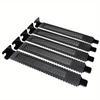 5pcs PCI Slot Cover Dust Filter Blanking Board Cooling Fan Ventilation Plate Hard Steel Screws Bezel Bit for Desktop PC Computer