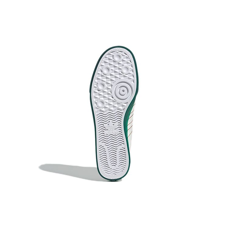 adidas Originals Nizza Hi Rf Canvas Casual Slip Resistant Durable High Top Skate Shoes Unisex Sneakers White Green GX2707