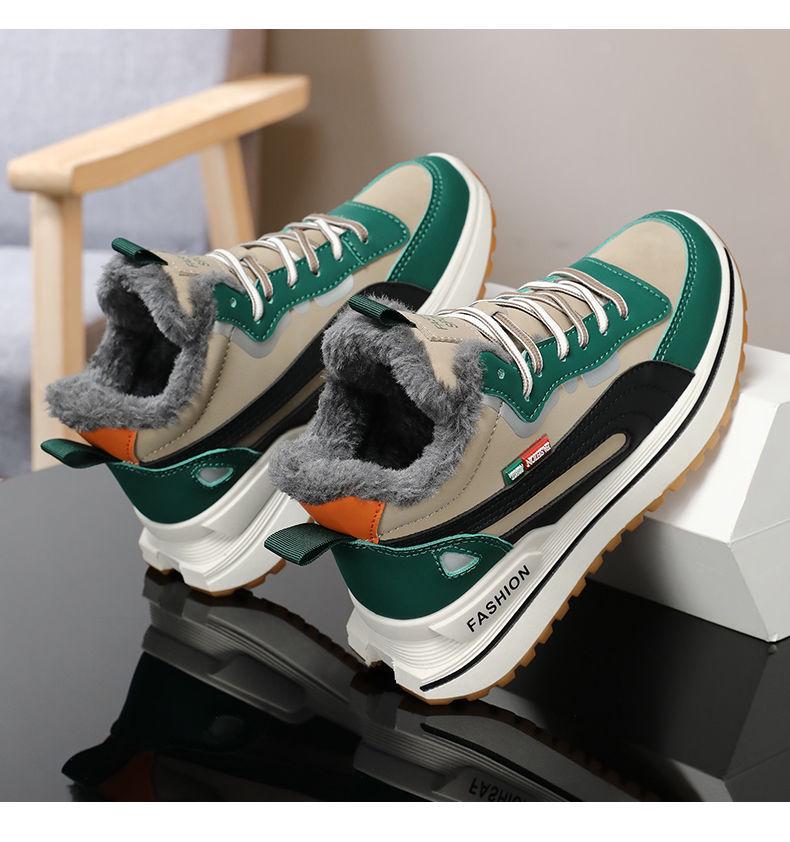 Boys' Fleece-Lined Non-Slip Snow Boots for Winter