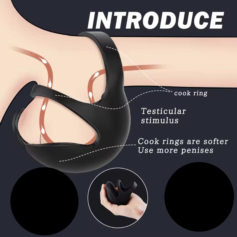 2024 High Quality Penis Sleeve Men's Underwear Cock Ring Remote Male Vibrator Sex Toys Underwear Panties Sex Ring for Adult Men