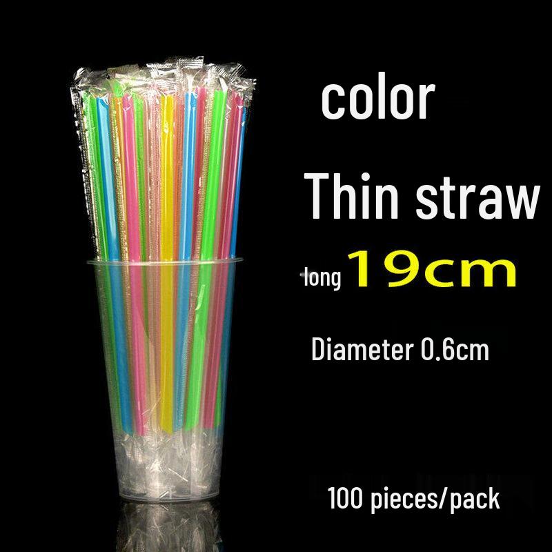 ZISIZ Disposable Thick Food-Grade Straws