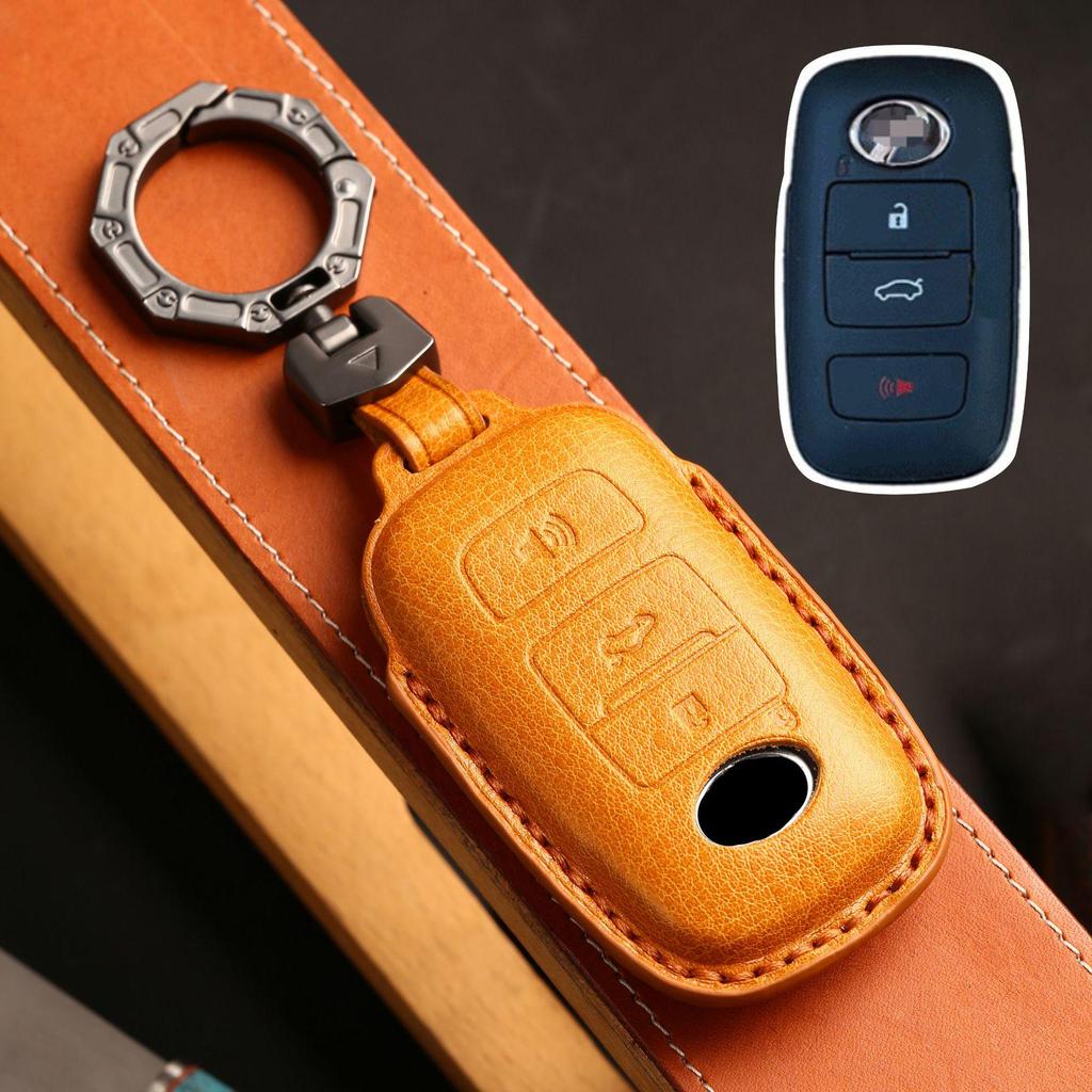 Genuine Cowhide Key Bag Cover for Malaysia PERODUA Beiluda