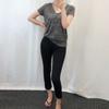 Mizqz V Neck ShorT sleeVe T shirT 3color