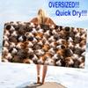 Guinea Pigs Print Beach Towel, Large Soft Quick Dry Towel for Beach Camping Swimming