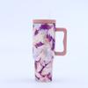 Stainless Steel 40oz Car Mug With Handle And Vacuum Seal For Outdoor And Commute