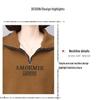 Women's High Neck Fleece Sweatshirt, Turn-Down Collar, 2024 Autumn/Winter, Petite, Thick Zip-Up Top for Moms