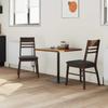 Dining Chairs Set of 2 Light Brown 43 x 54 x 89 cm