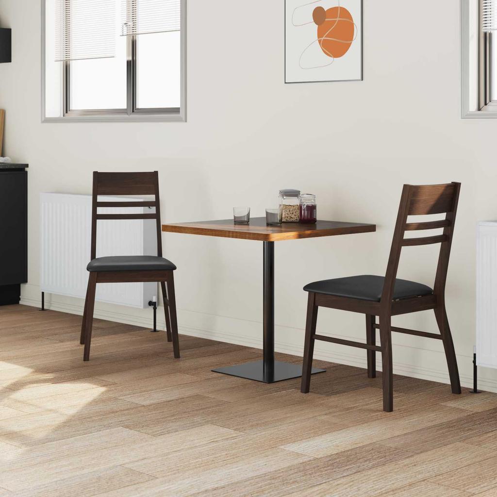 Dining Chairs Set of 2 Light Brown 43 x 54 x 89 cm