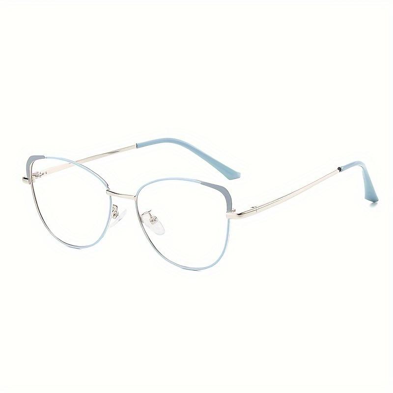 New Retro Personalized Metal Cat Glasses Frames For Men And Women Day And Night Use Anti-Blue Light Color-Changing Glasses