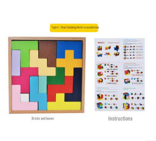 Seven-Layer Wooden Rainbow Stacking Tower - Early Education Toy for Infants