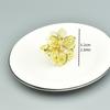 1-24PCS Gold Mesh Flower Napkin Ring Metal Elegant Table Decor for Wedding Party Banquet Dining Table Accessories