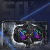 K11 Semiconductor Dual-Core Cooling Fan Smartphone Radiator with RGB Light