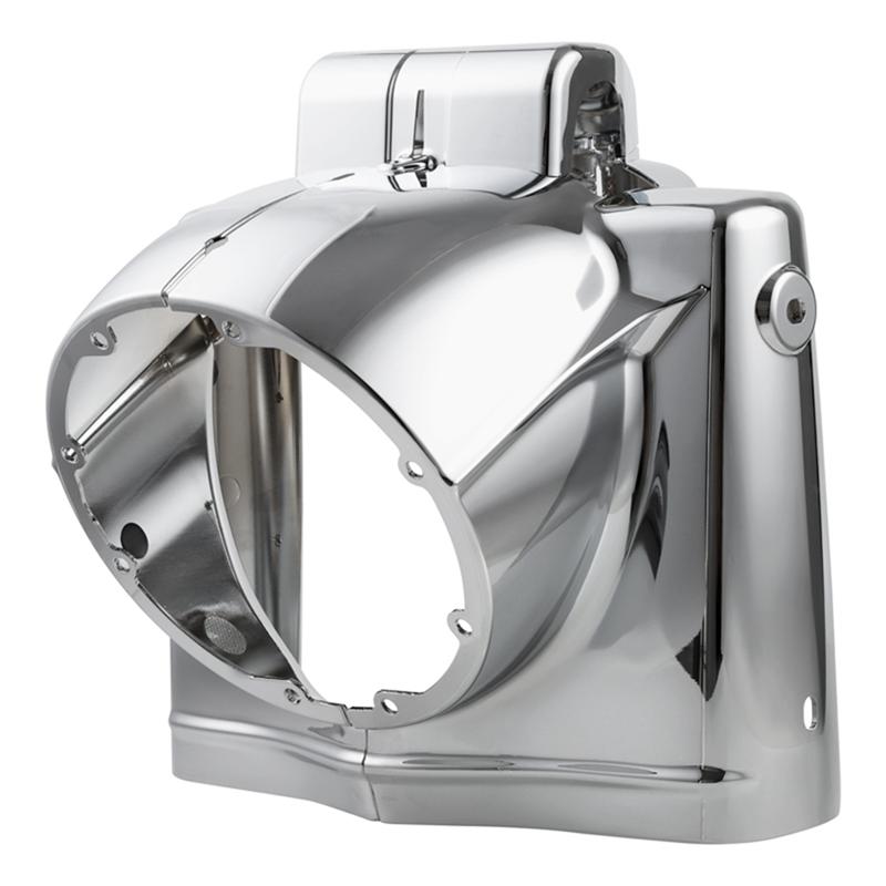 

Chrome Round 7 For Touring Road King 2014-2024 2016 2018 Motorcycle Accessories- Headlight Nacelle Cover Chrome