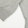 AMI White Heart-shaped Jacquard Alpaca Wool Blended Loose Sweater Polo Collar Men Pullover Sweater