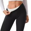 Women's Autumn/Winter High Waist Fleece-Lined Wool Leggings – Velvet, Thick, Warm, Slim Fit.