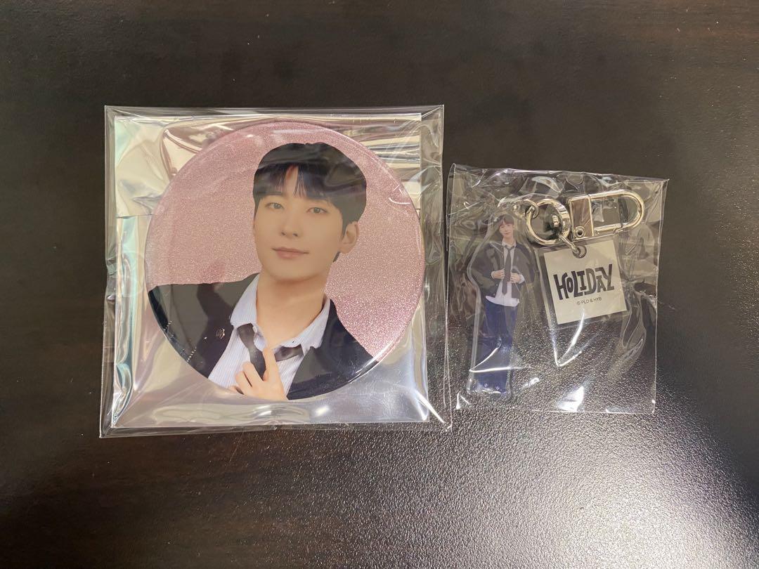 

[USED] SEVENTEEN Sebuchi Wonwoo Can Badge Charm Holiday