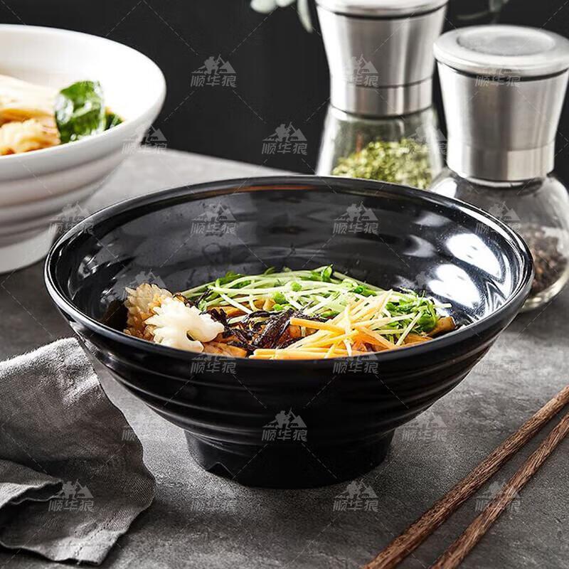 ShunHuaLang Melamine Thickened Threaded Noodle & Soup Bowl