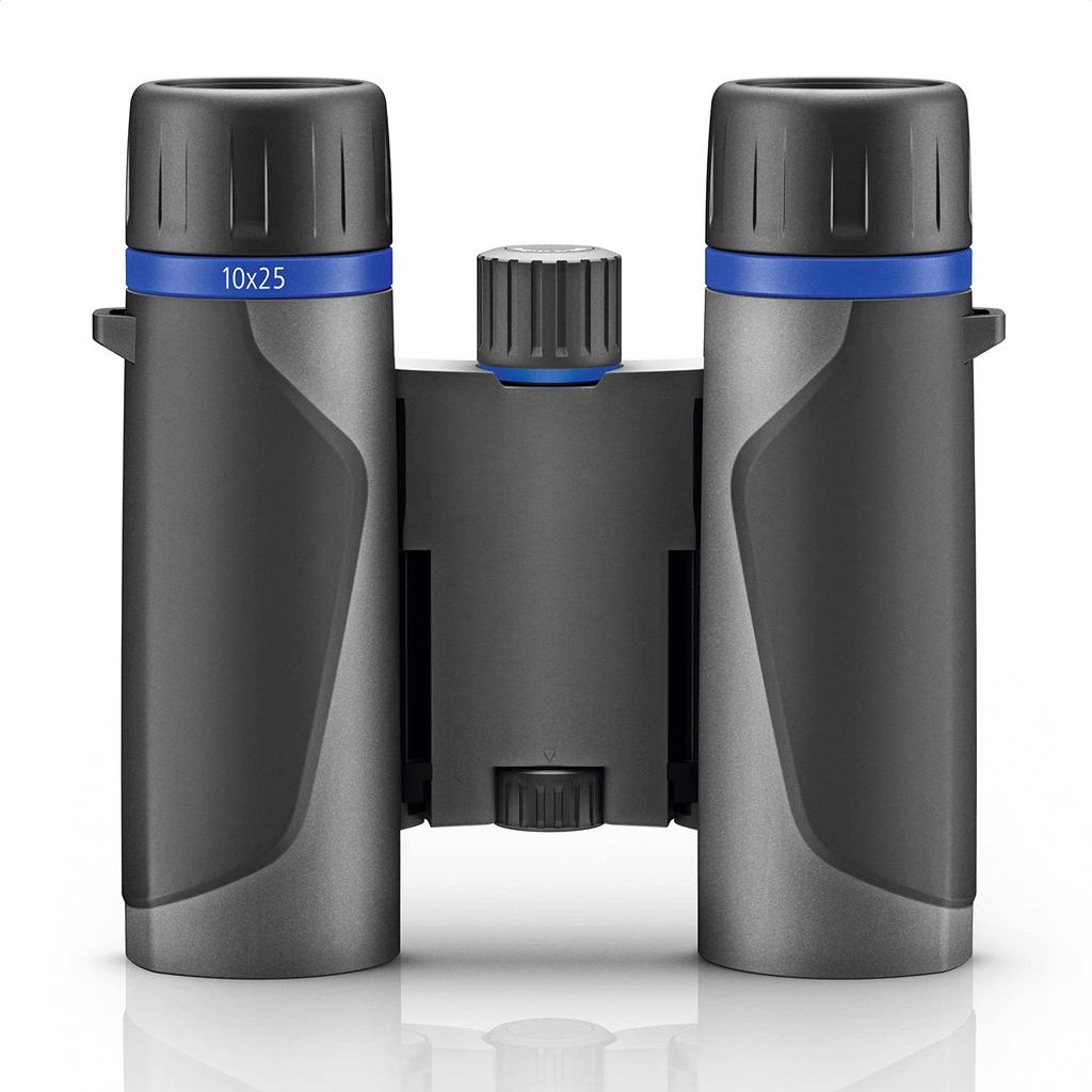 Zeiss Binoculars Terra ED Pocket 10x25 Roof Prism Type 10x 25mm Aperture ED Lens Tough Compact Fully Waterproof Gray 653948 &