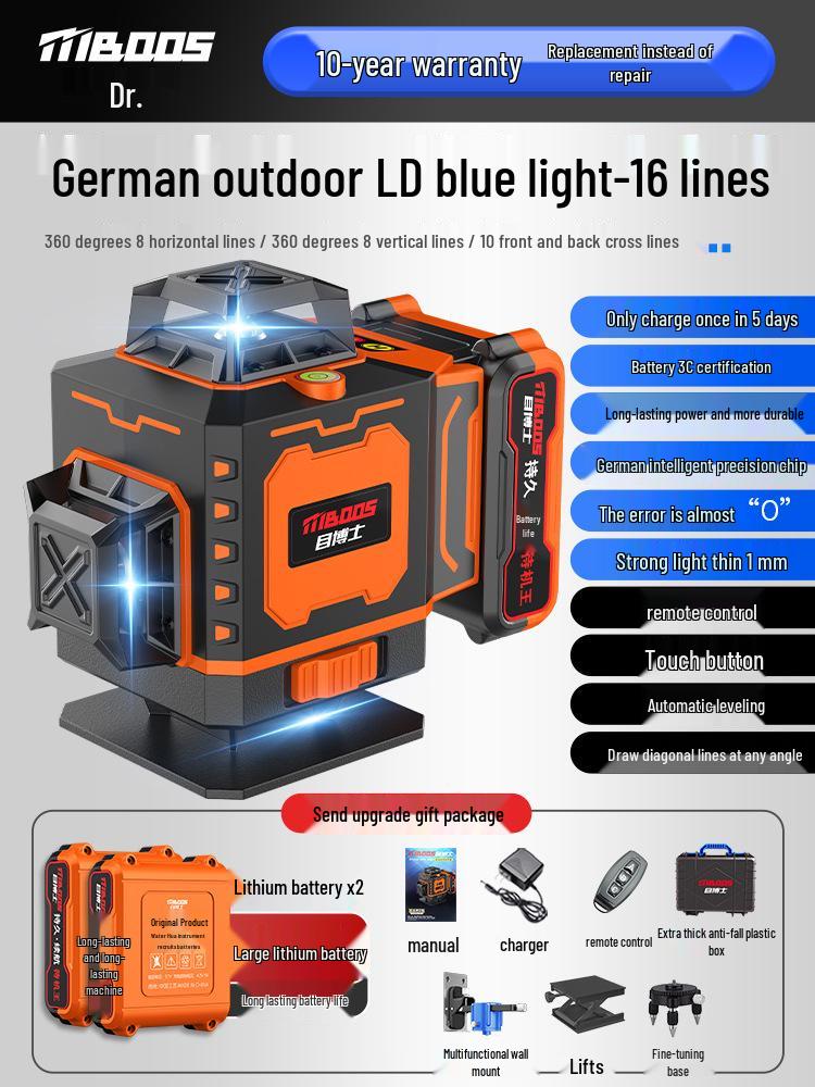High-Precision Outdoor Infrared Automatic Laser Level