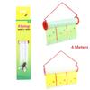 Sticky Fly Trap Roll Strong Adhesive Non-Toxic Hanging Fly Catcher Paper Odor Free for School Canteen Food Shop Pest Control