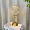 Creative Nordic Style Bowknot Table Lamp Touch Control Vintage Metal Reading Lamp Wireless Portable Atmosphere Lamp Bar Decor