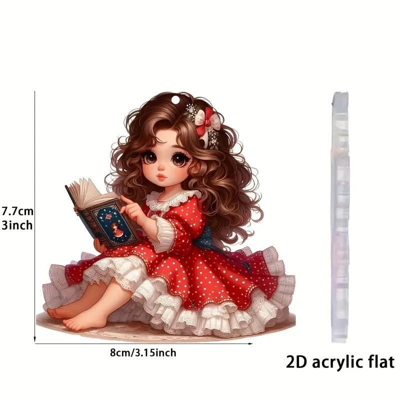 

Игривое акриловое подвесное украшение для автомобиля с ярким мультяшным дизайном для стиля автомобиля