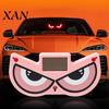 Car Enthusiast Night Display Solar Demon Eye Window Light, Dynamic LED Light with Smart Customized Vehicle Interior Atmosphere Sensor Modes,