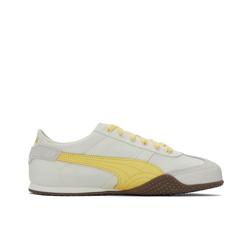 Puma Bella Ut Canvas Mode Vielseitig Bequem Niedrig geschnitten Freizeit Schuhe Herren Sneaker Weiß Gelb 403492-01