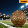 Maritime Heritage Royal Emblem Soccer Ball Suitable for Both Training and Competition Wear-resistant and Slip-resistant High Elasticity