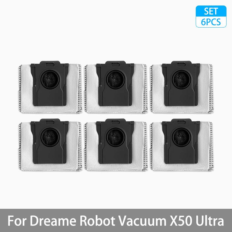 For Dreame X50 Ultra / S40 Enhanced Edition Vacuum Parts Main Roller Side Brush Hepa Filter Mop Cloth Dust Bag Accessories