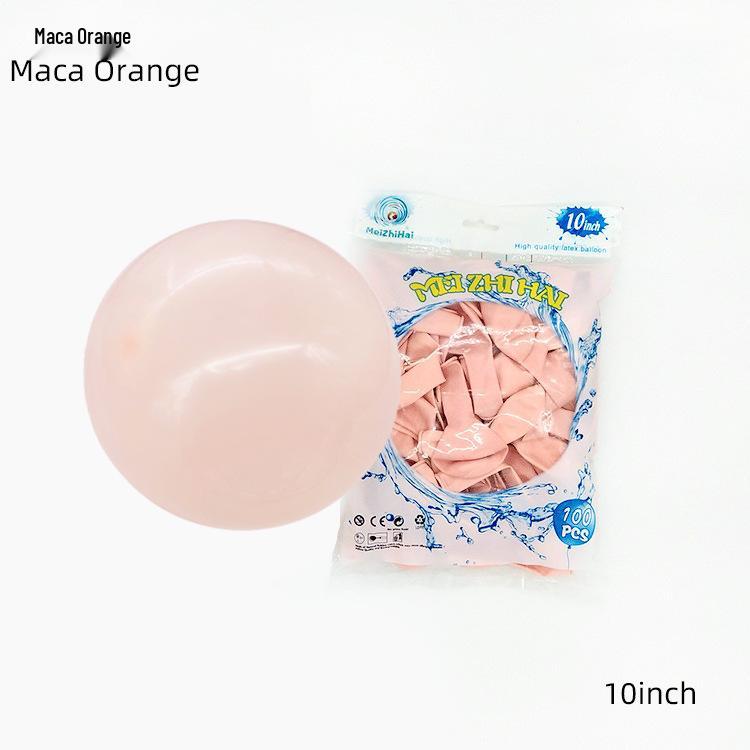 10" Thickened Macaron Balloon Set – Colorful Latex Birthday Decorations for Kids