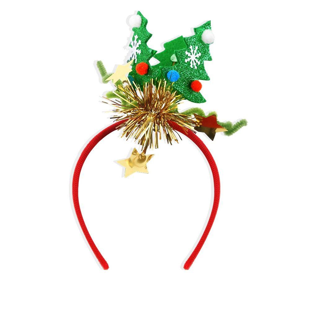 Snowman Reindeer Christmas Headbands Cute Merry Christmas Decorations Party Favors