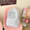 Schoolbag Schoolbag for Girls, Junior High School Girls Ins Wind 1011 New High-value College Students, Lightweight Backpacks, Cute Cartoon Shoulders