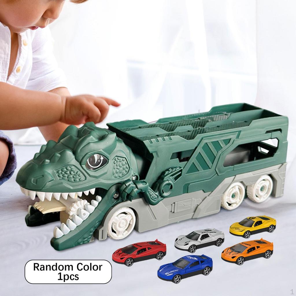 Dino Hauler Truck Storage Box Playset for Kids