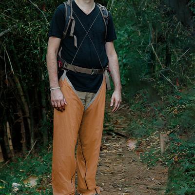 Pantaloni da trekking leggeri impermeabili da uomo e da donna 20D, pantaloni da trekking grandi e alti
