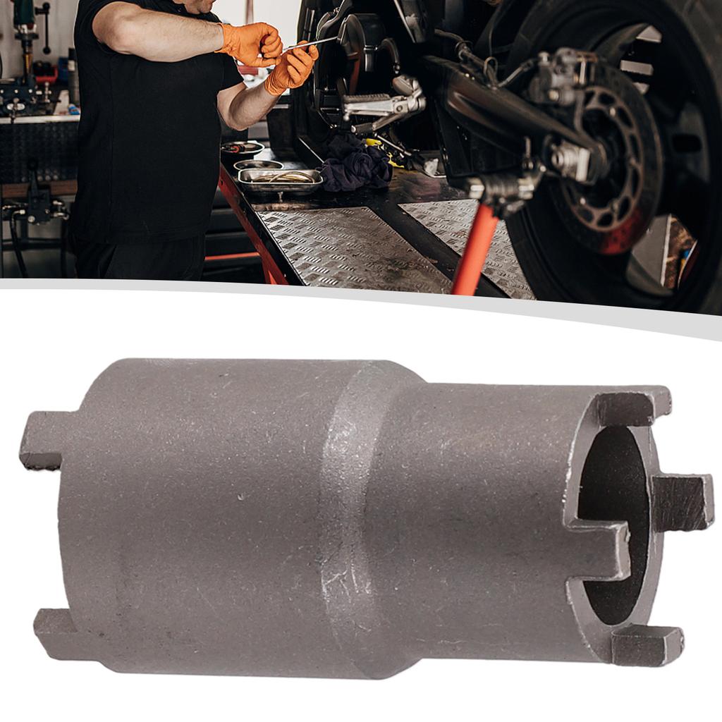 Nut Wrench Socket Motorcycle  Nut Removal Wrench Double Ended Clutch Gear Tool Clutch Nut Disassembly and Assembly