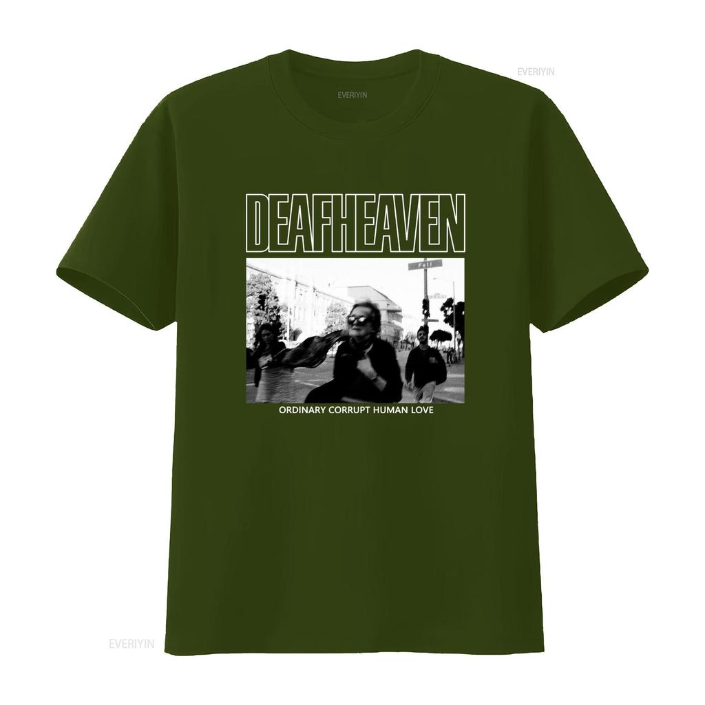 New Hot Deafheaven Band Black T Shirt For Fan Size S To 4XL Ordinary Corrupt Human Love Print Fashion Streetwear Vintage