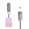 Carbide Nail Drill Bits Barrel Milling Cutter for Manicure Rhinestone Decor Grinding Head Rotary Electric Nail Files Accessory