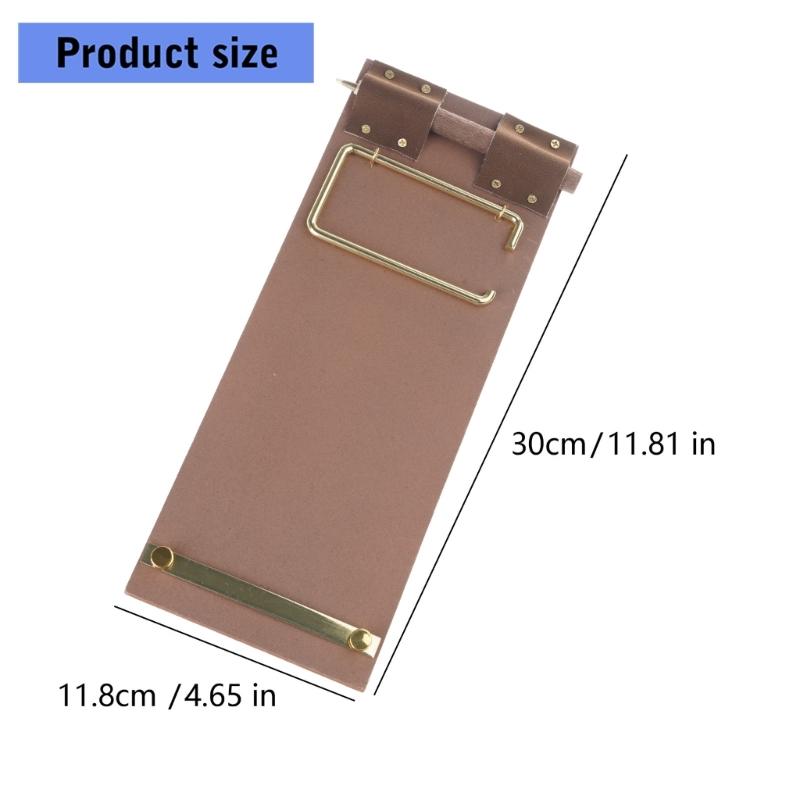 Antique Wall Mounted Note Board Note Organizers For Kitchen Lists Office Tasks With Replaceable Paper Roll Writing Pad