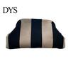 Women Clutch Purse Woven Striped Purse, Large Capacity Kiss Lock Cosmetic Bag Pouch, Summer Beach Vacation Evening Dumpling