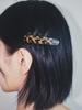 Usite Among Ribbon Hair Pin (Leopard)