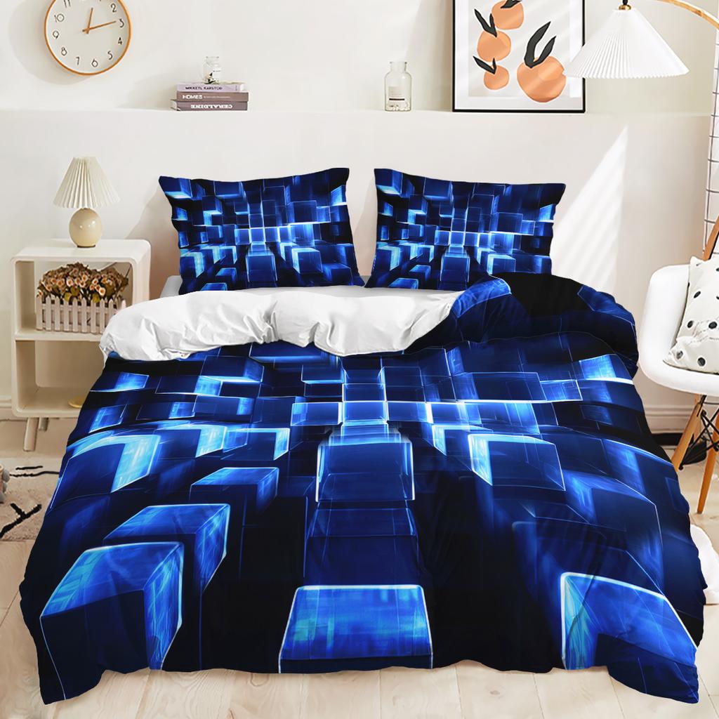 3D Digital Printing Music Theme Duvet Cover Set Piano Note Pattern Quilt Cover Pillowcase Music Lover Bedroom Decorative Bedding 3pcs
