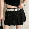 Rivet Y2K Punk Belt Solid Color Star Waistband Harajuku Western Studded Belt  Daily